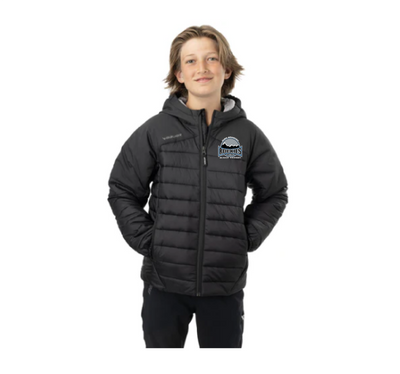 Bauer Youth Hooded Puffer Jacket - High Country Rockies
