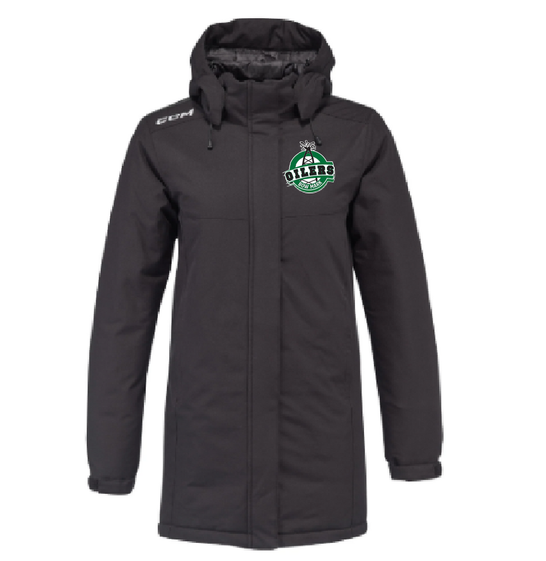 CCM Women's Winter Jacket - BOW MARK OILERS