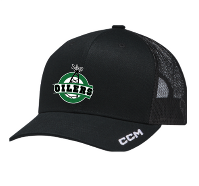 CCM Youth Team Meshback Trucker Cap - OOAA Oilers