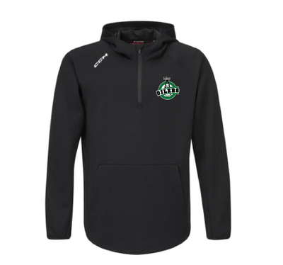 CCM Premium Tech Fleece 1/4 Zip Hoodie - OOAA Oilers