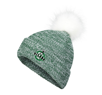 Pacific Headwear Faux Fur Pom Beanie - OOAA Oilers