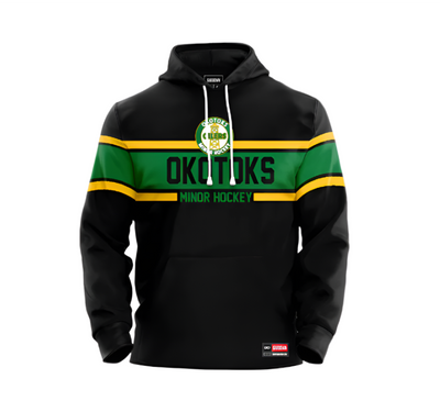 Bardown Youth OMHA Custom Sublimated Stripe Show Hoodie Black