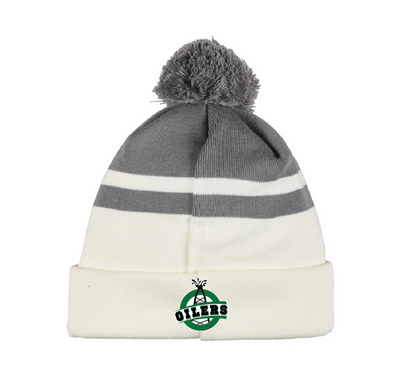 CCM Team Pom Fleece Beanie - OOAA Oilers