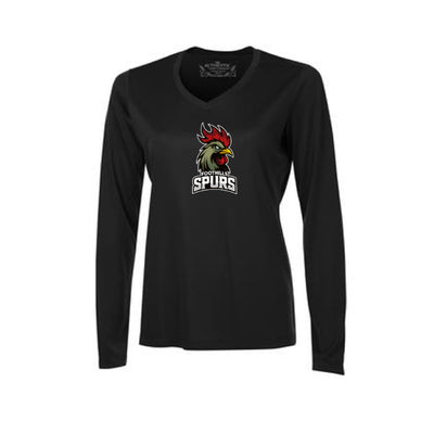 Atc ™ Pro Team Long Sleeve Ladies’ V-Neck Tee - Foothills Spurs