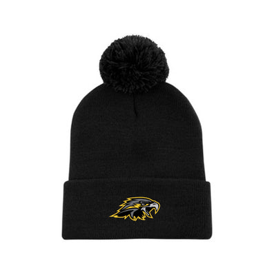ATC Striped Cuffed Pom Pom Toque - Hoks