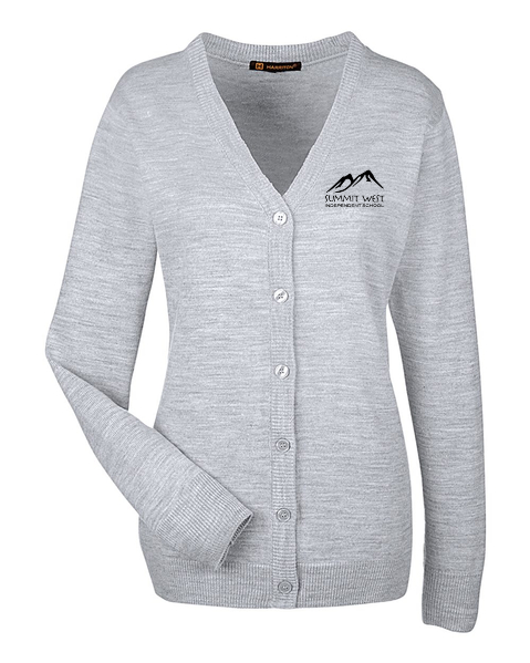 Women's Pilbloc V-Neck Button Cardigan Sweater - Summit West Independent School