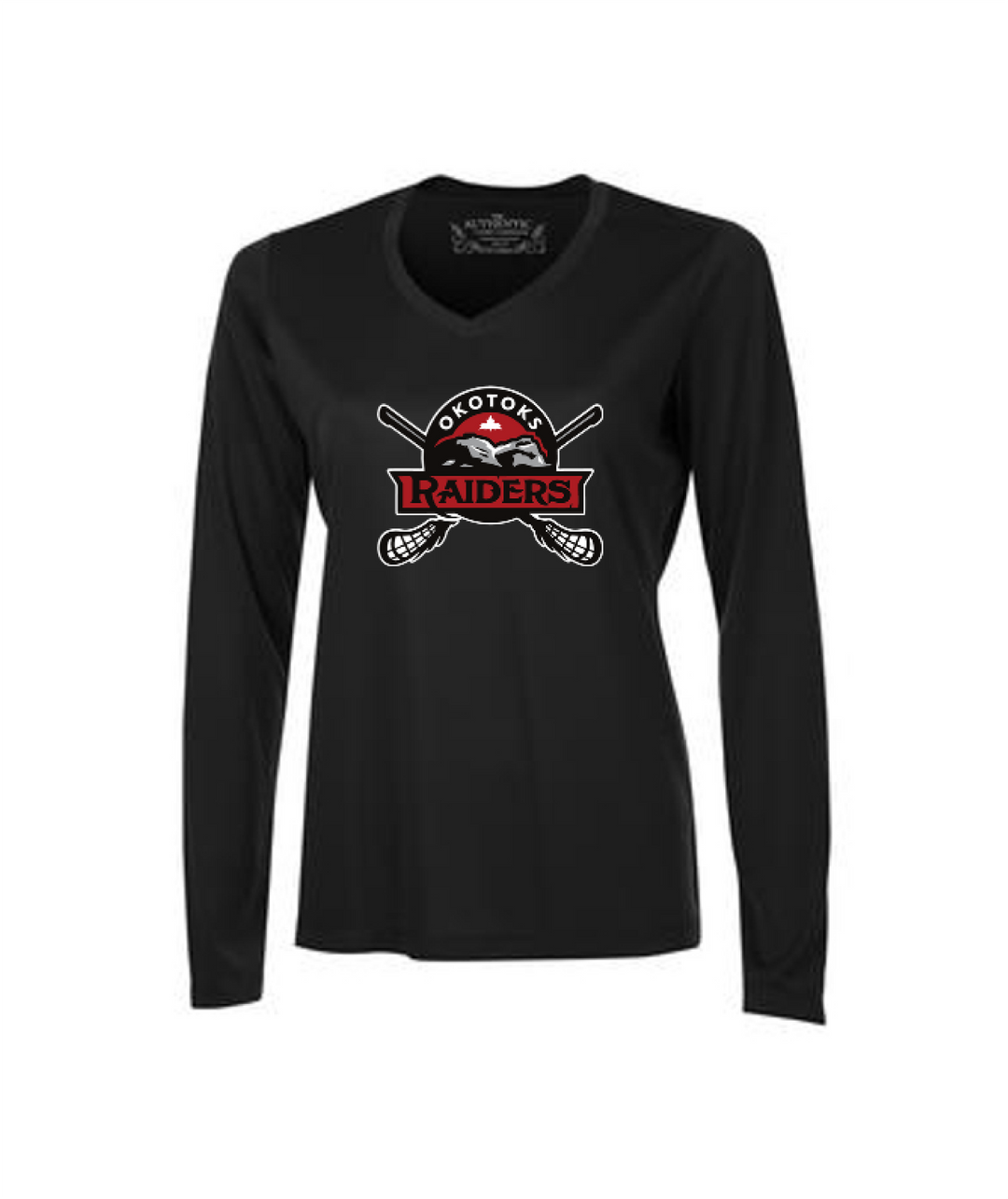Atc ™ Pro Team Long Sleeve Ladies’ V-Neck Tee - RAIDERS LACROSSE