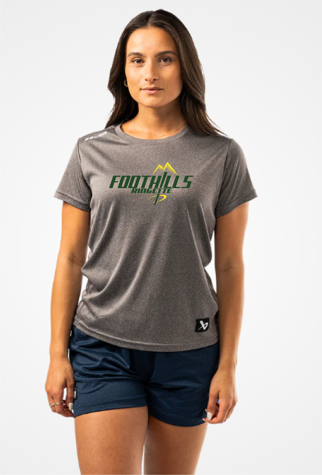 BAUER WOMENS TEAM TECH TEE - FOOTHIILS RIGNETTE