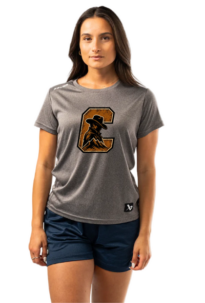 Bauer Women's Team Tech Tee - CLARESHOLM COWBOYS