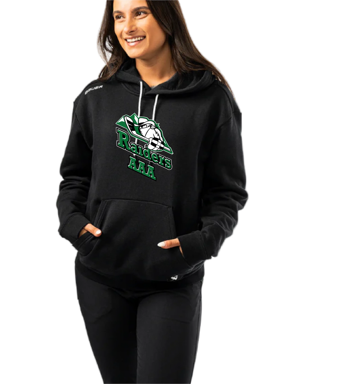 BAUER WOMENS TEAM PULLOVER HOODIE-RAIDERS AAA