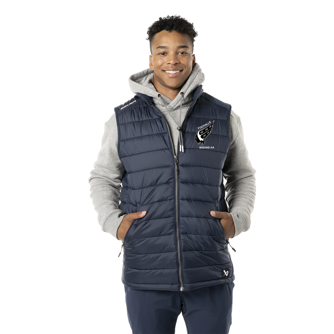 Bauer Team Puffer Vest - Foothills Bisons