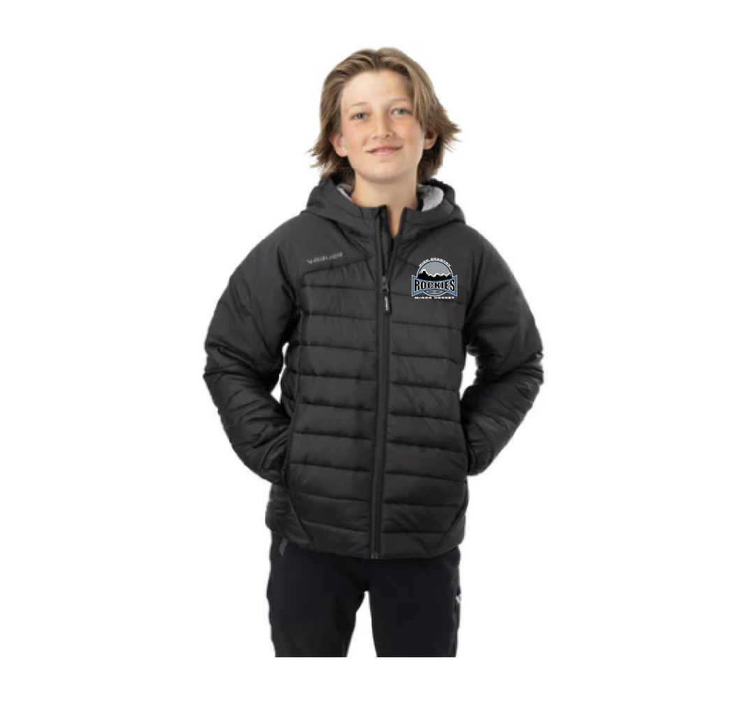 Bauer Youth Hooded Puffer Jacket - High Country Rockies