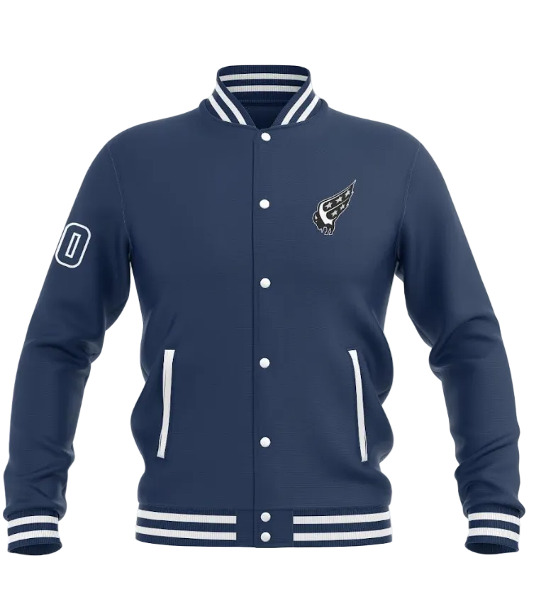 CUSTIMOO YOUTH VARSITY JACKET- FOOTHILLS BISONS