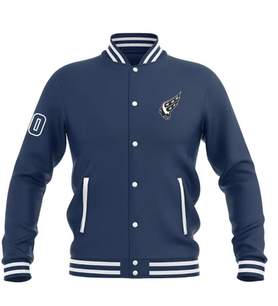 CUSTIMOO YOUTH VARSITY JACKET- FOOTHILLS BISONS