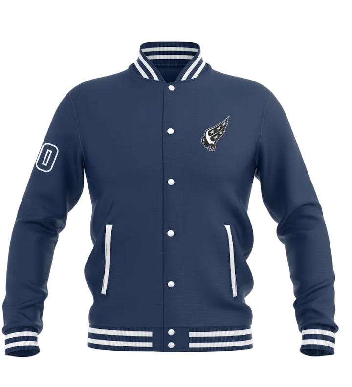 CUSTIMOO YOUTH VARSITY JACKET- FOOTHILLS BISONS
