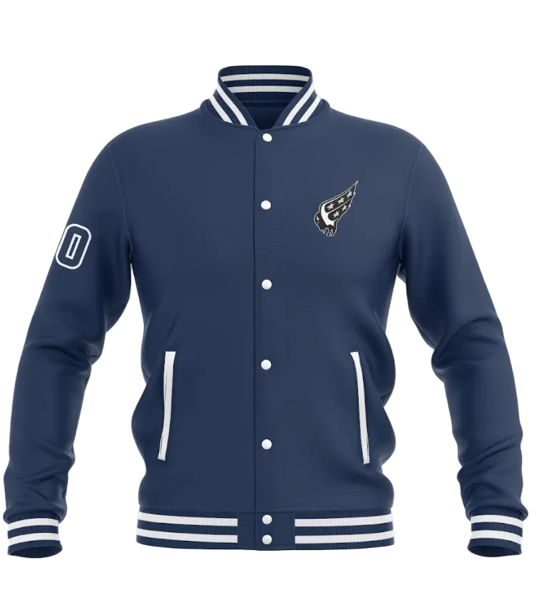 CUSTIMOO VARSITY JACKET- FOOTHILLS BISONS