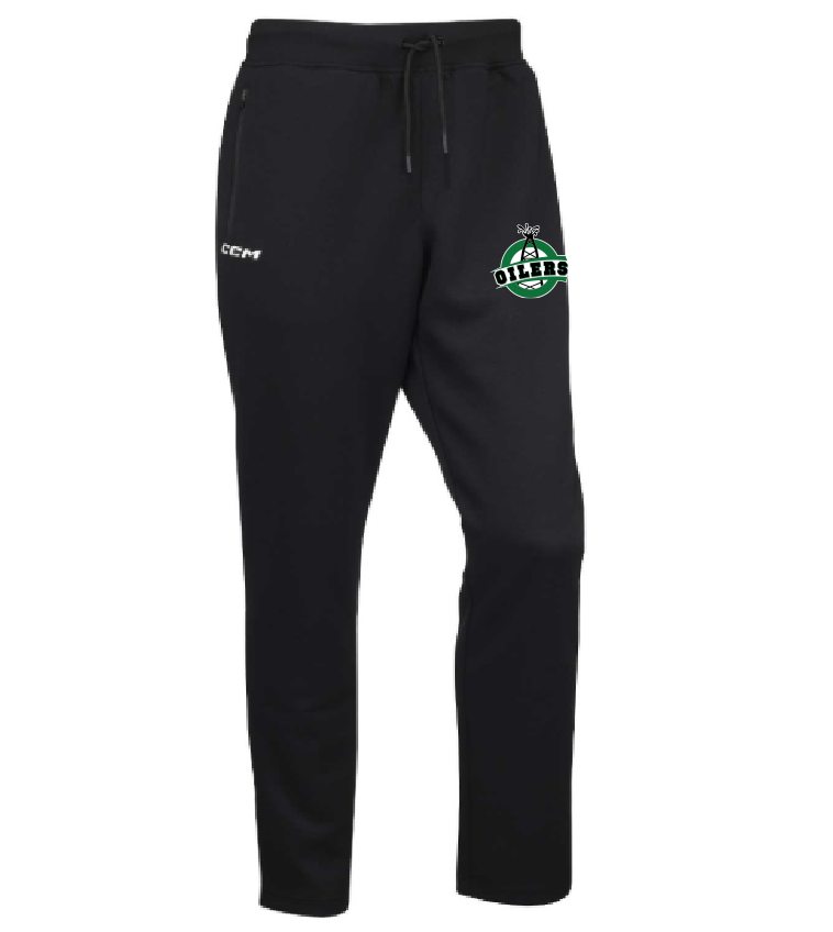 CCM Youth Tech Fleece Cuffed Jogger - OOAA Oilers