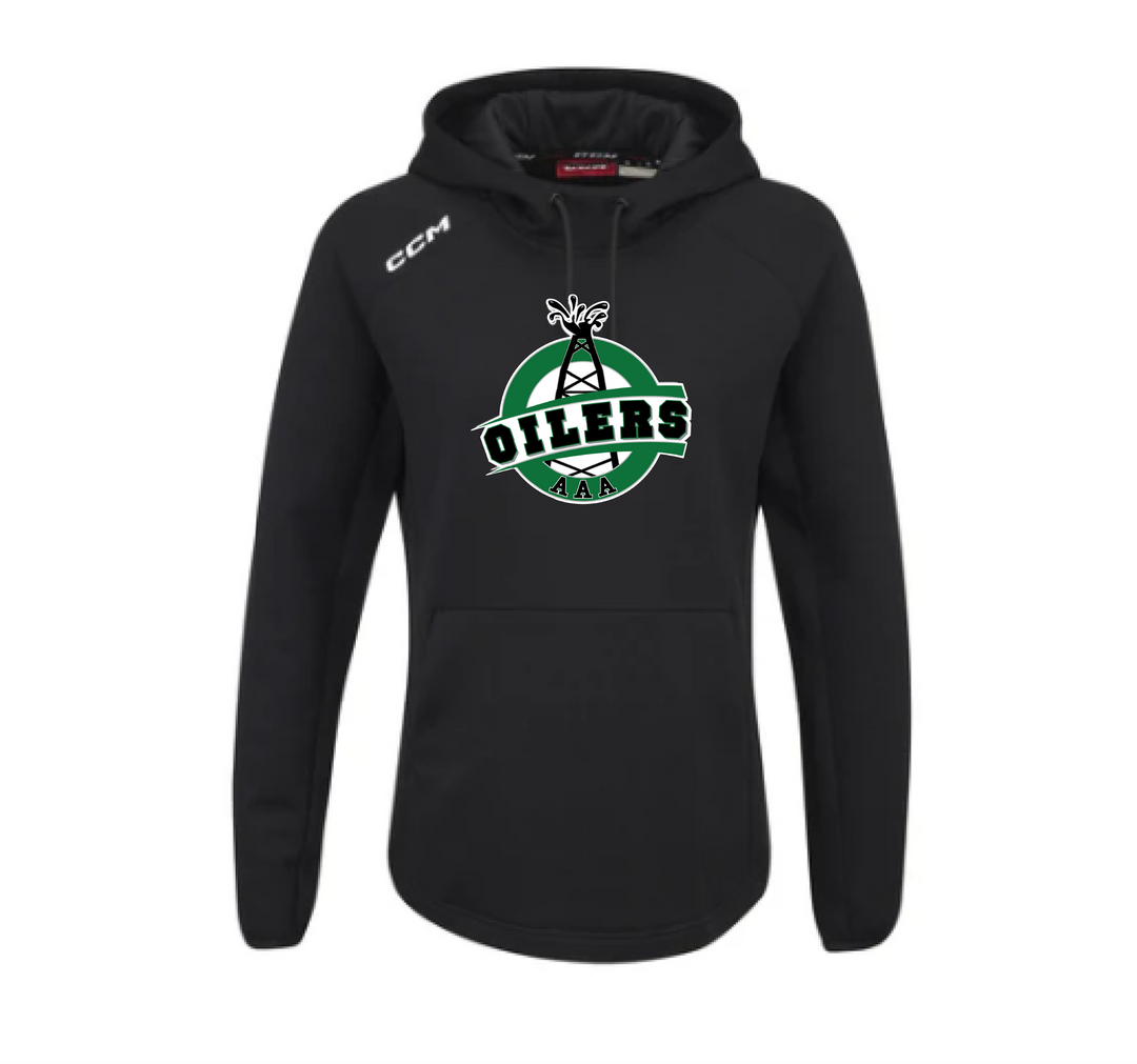 CCM Women's Premium Tech Fleece Hoodie - OOAA OILERS AAA
