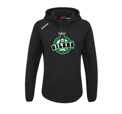 CCM Women's Premium Tech Fleece Hoodie - OOAA OILERS AAA