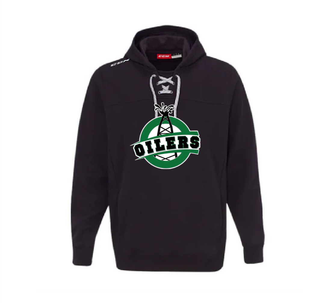 CCM Youth Jersey Fleece Hoodie - OOAA Oilers