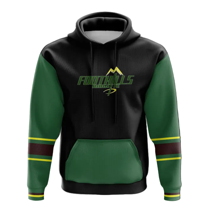 CUSTIMOO YOUTH "JERSEY" HOODIE-FOOTHILLS RINGETTE