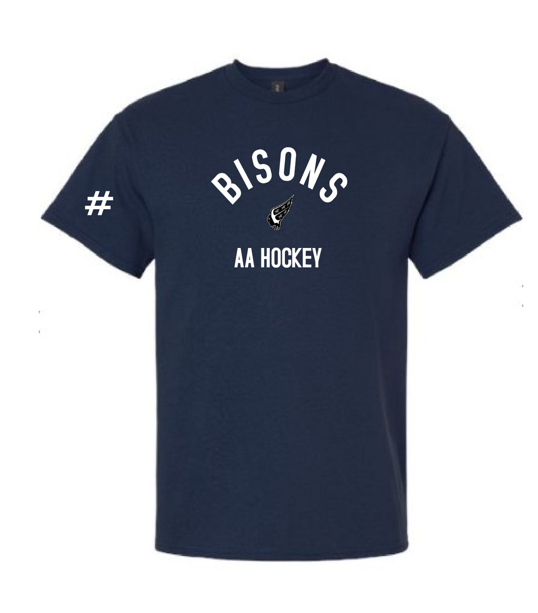 GILDAN ADULT ULTRA COTTON T SHIRT-FOOTHILLS BISONS