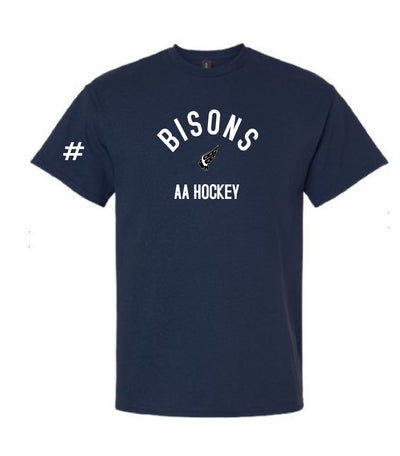 GILDAN ADULT ULTRA COTTON T SHIRT-FOOTHILLS BISONS