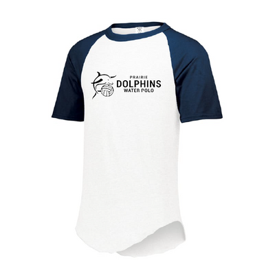 Augusta Youth Short Sleeve Baseball Tee - Prairie Dolphins