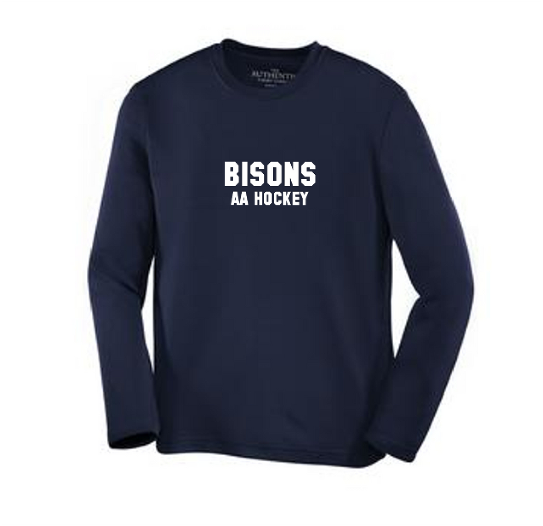 Atc Youth Pro Team Long Sleeve Tee - Foothills Bisons