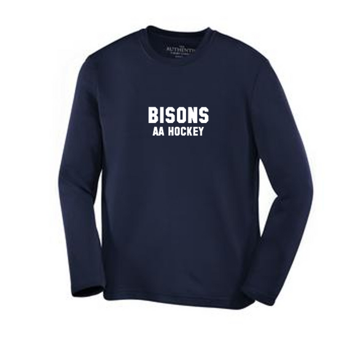 Atc Youth Pro Team Long Sleeve Tee - Foothills Bisons