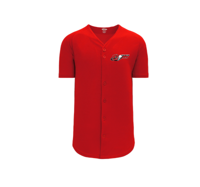AK Youth Full Button Baseball Jersey - High River Storm
