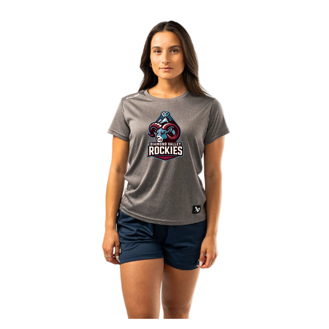 Bauer Women's Team Tech Tee - Diamond Valley Rockies