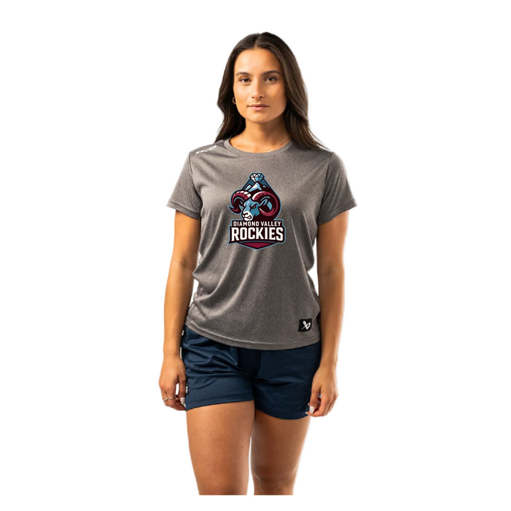 Bauer Women's Team Tech Tee - Diamond Valley Rockies