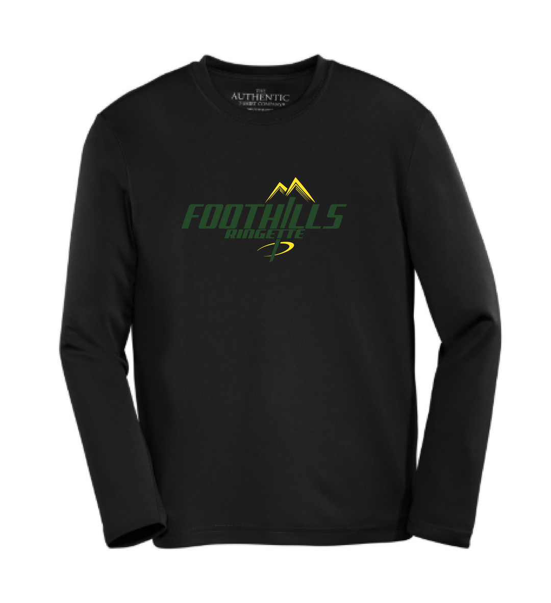 PRO TEAM YOUTH LONG SLEEVE TEE- FOOTHILLS RINGETTE