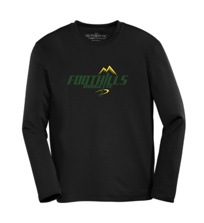 PRO TEAM YOUTH LONG SLEEVE TEE- FOOTHILLS RINGETTE