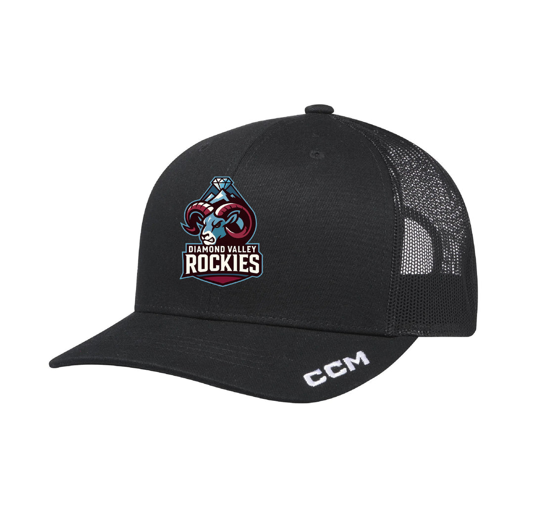 CCM Team Meshback Trucker Cap - Diamond Valley Rockies