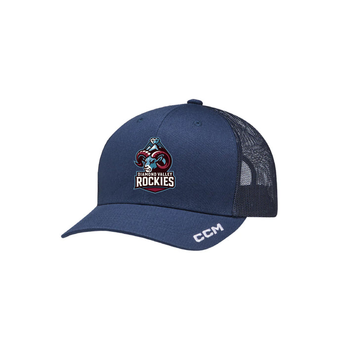 CCM Team Meshback Trucker Cap - Diamond Valley Rockies