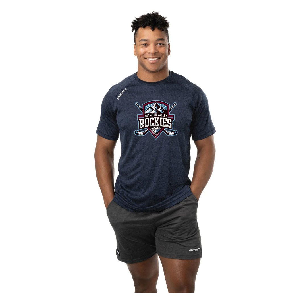 Bauer Team Tech Tee - Diamond Valley Rockies