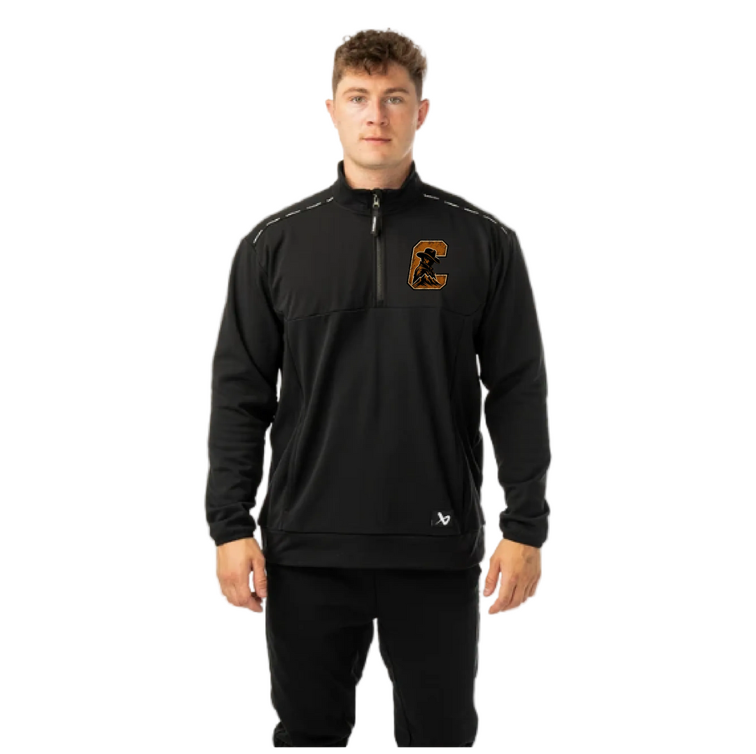 Bauer Team Fleece 1/2 Zip - Claresholm Cowboys