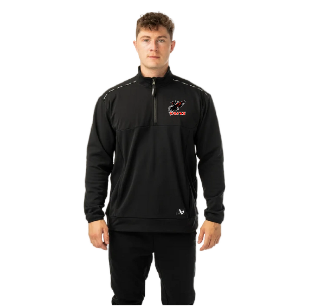 Bauer Team Fleece 1/2 Zip - Vulcan Hawks