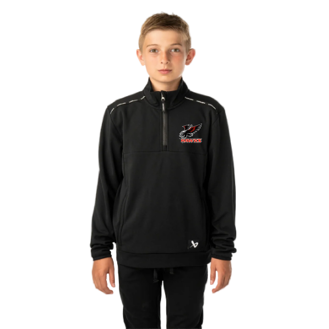 Bauer Youth Team Fleece 1/2 Zip - Vulcan Hawks