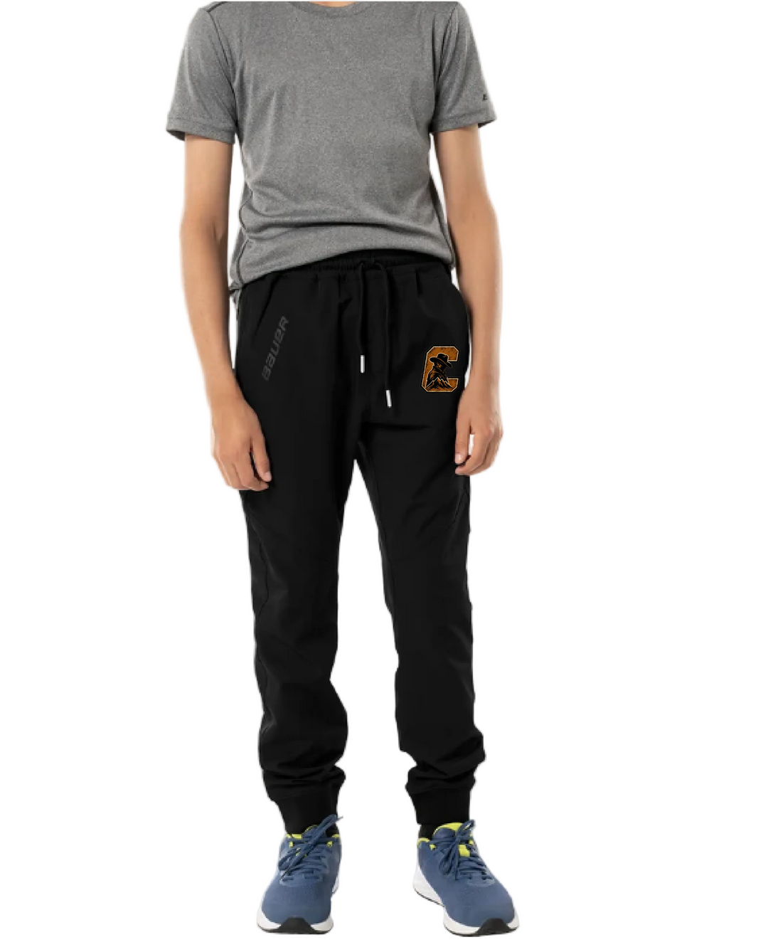 Bauer Youth Team Woven Jogger - CLARESHOLM COWBOYS