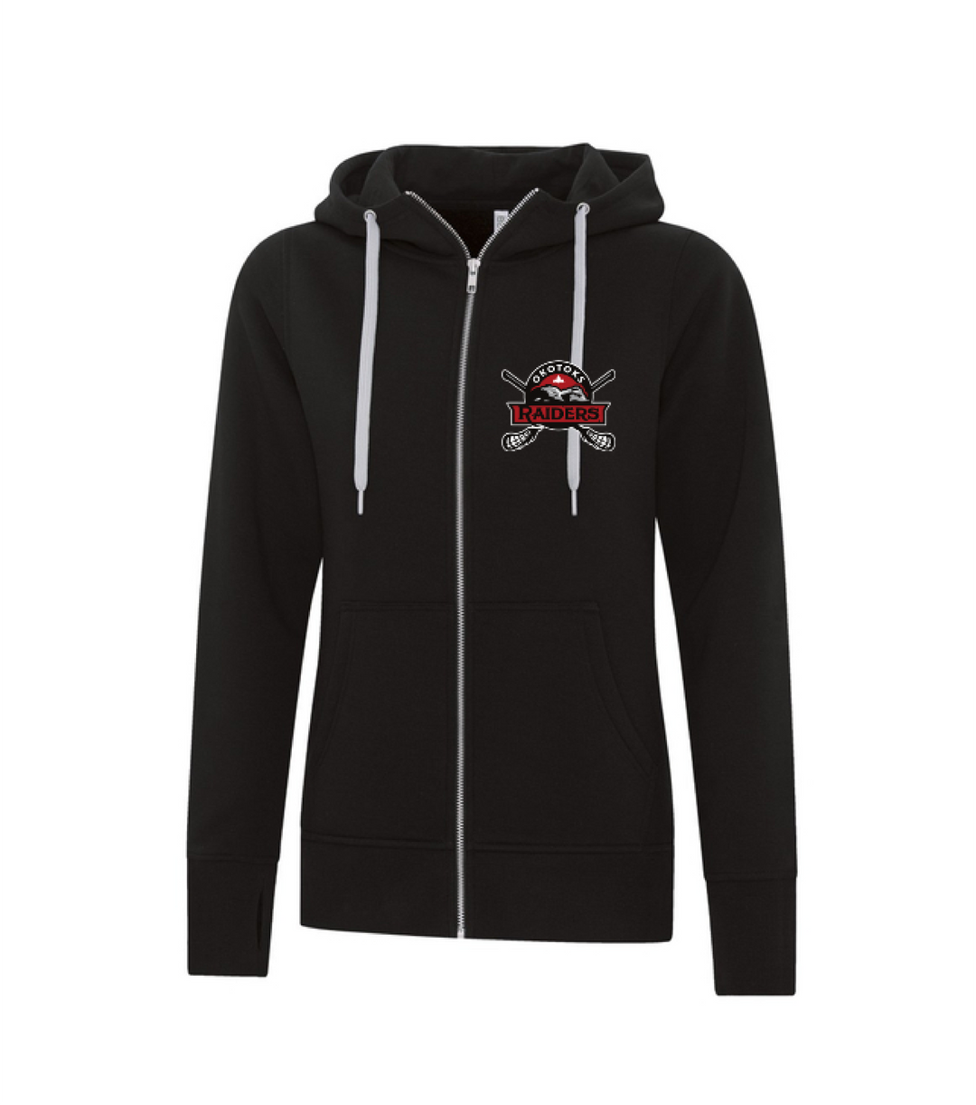ATC Ladies ES Active Full-Zip Hooded Sweatshirt - RAIDERS LACROSSE