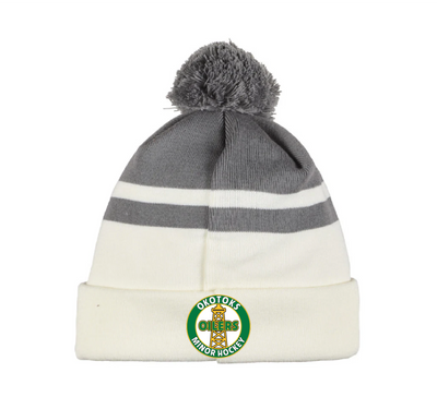 CCM Youth Team Pom Fleece Beanie - OMHA