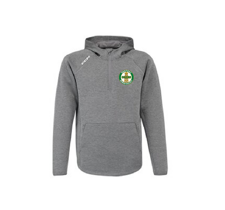 CCM Youth Premium Tech Fleece 1/4 Zip Hoodie - OMHA