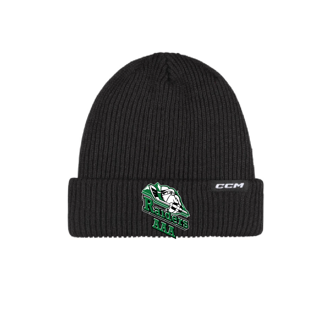 CCM High Cuffed Beanie - Raiders AAA