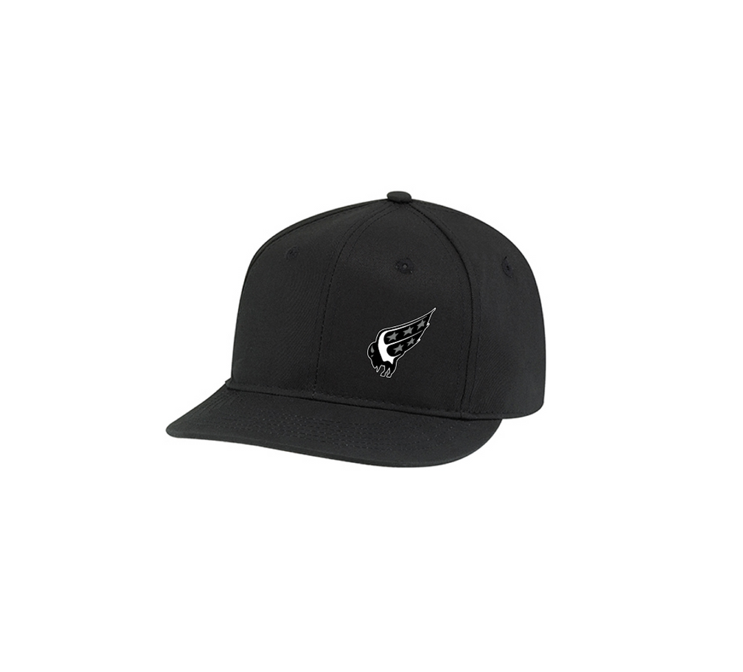 Deluxe Chino Twill Flat Brim Youth - Foothills Bisons