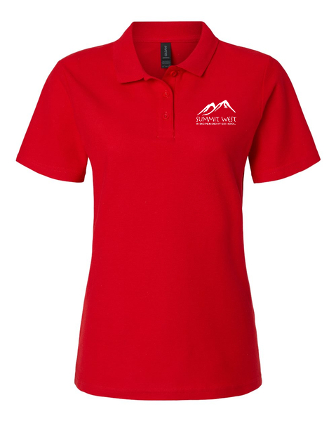 Softstyle Women's Pique Polo - Summit West Independent School