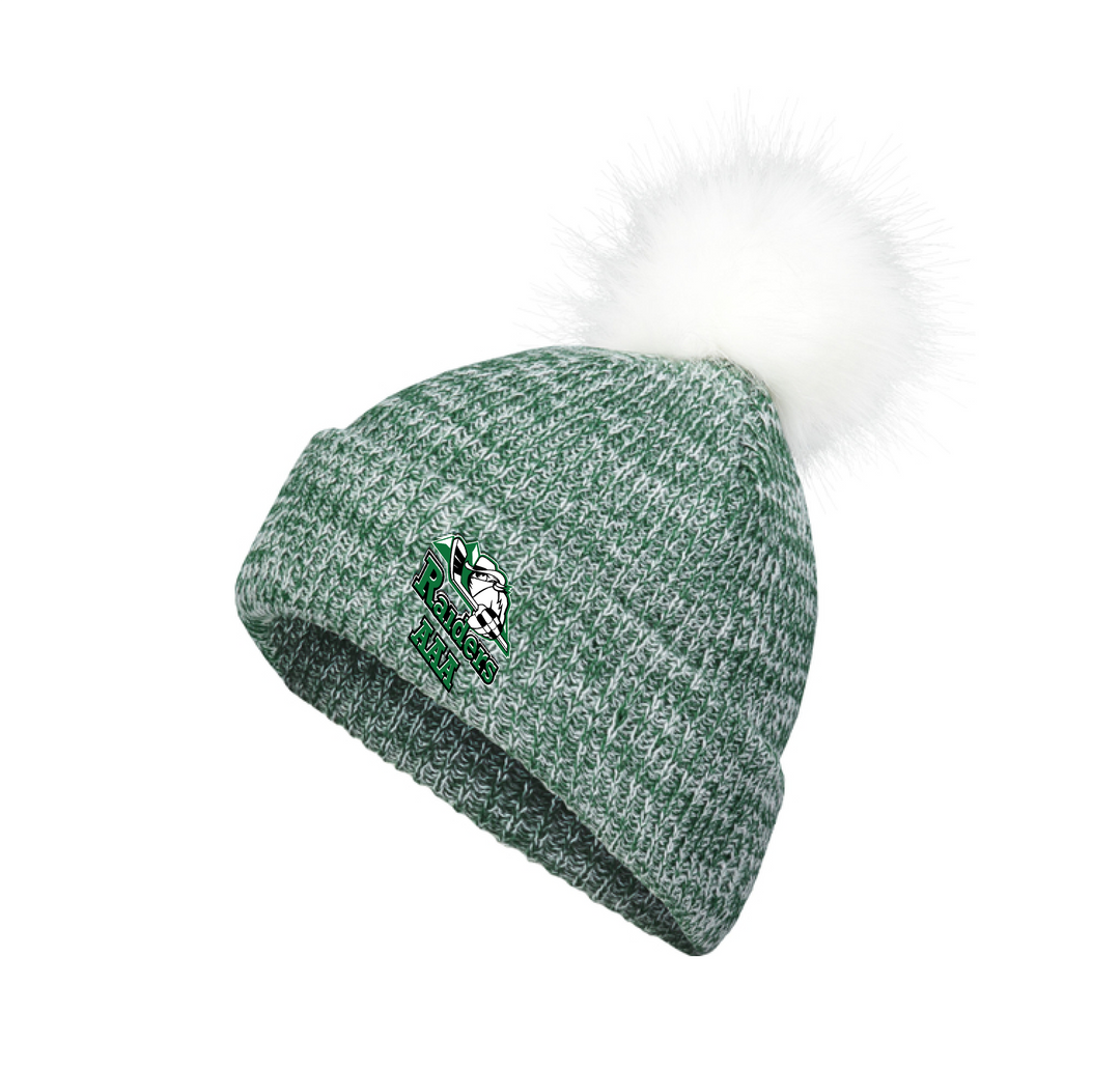 Pacific Headwear Faux Fur Pom Beanie - Raiders AAA